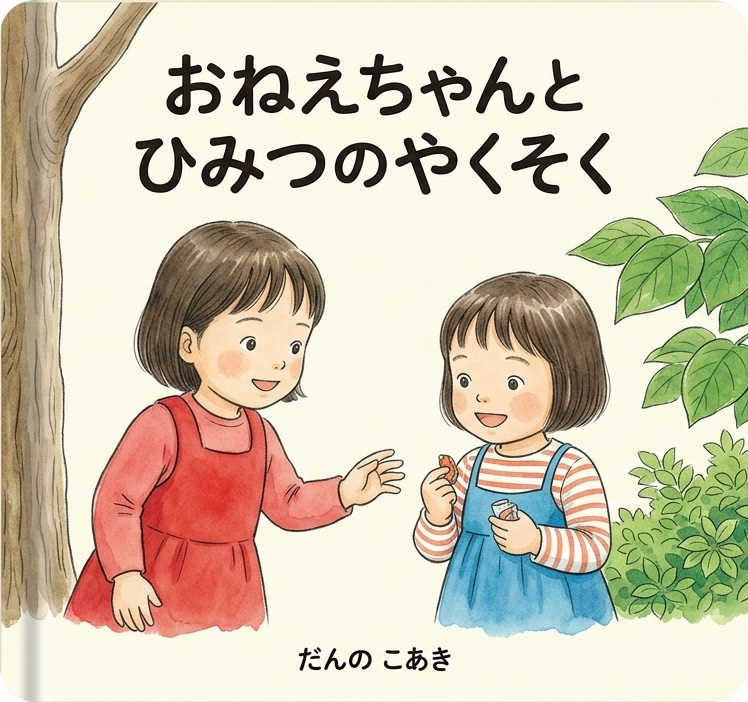 絵本「おねえちゃんとひみつのやくそく」の表紙